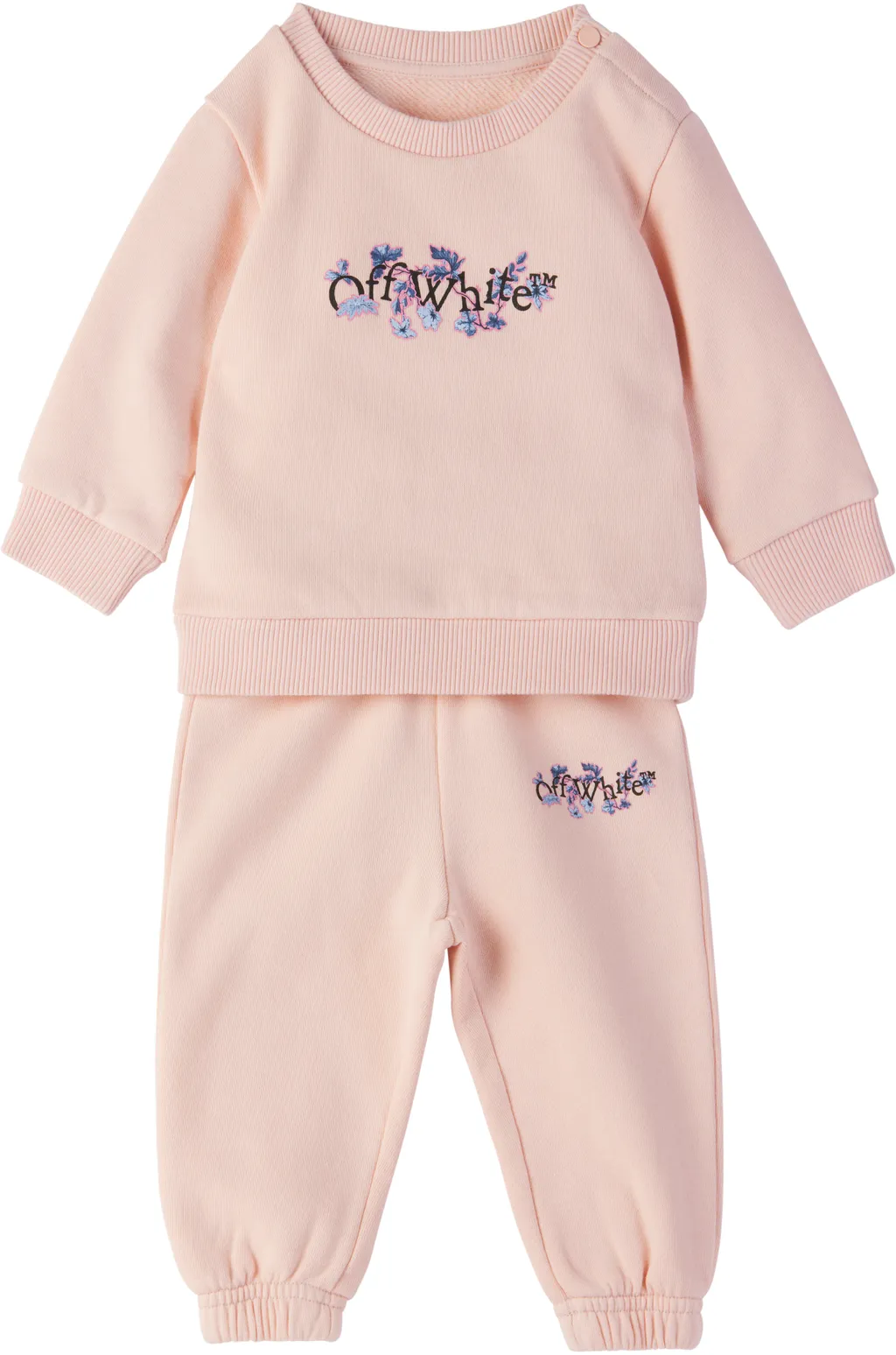 Bookish Flowers Cotton Tracksuit Set