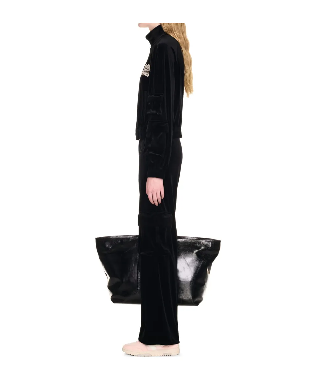 Velvet Cargo Track Pants