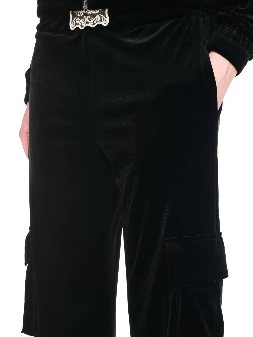 Velvet Cargo Track Pants