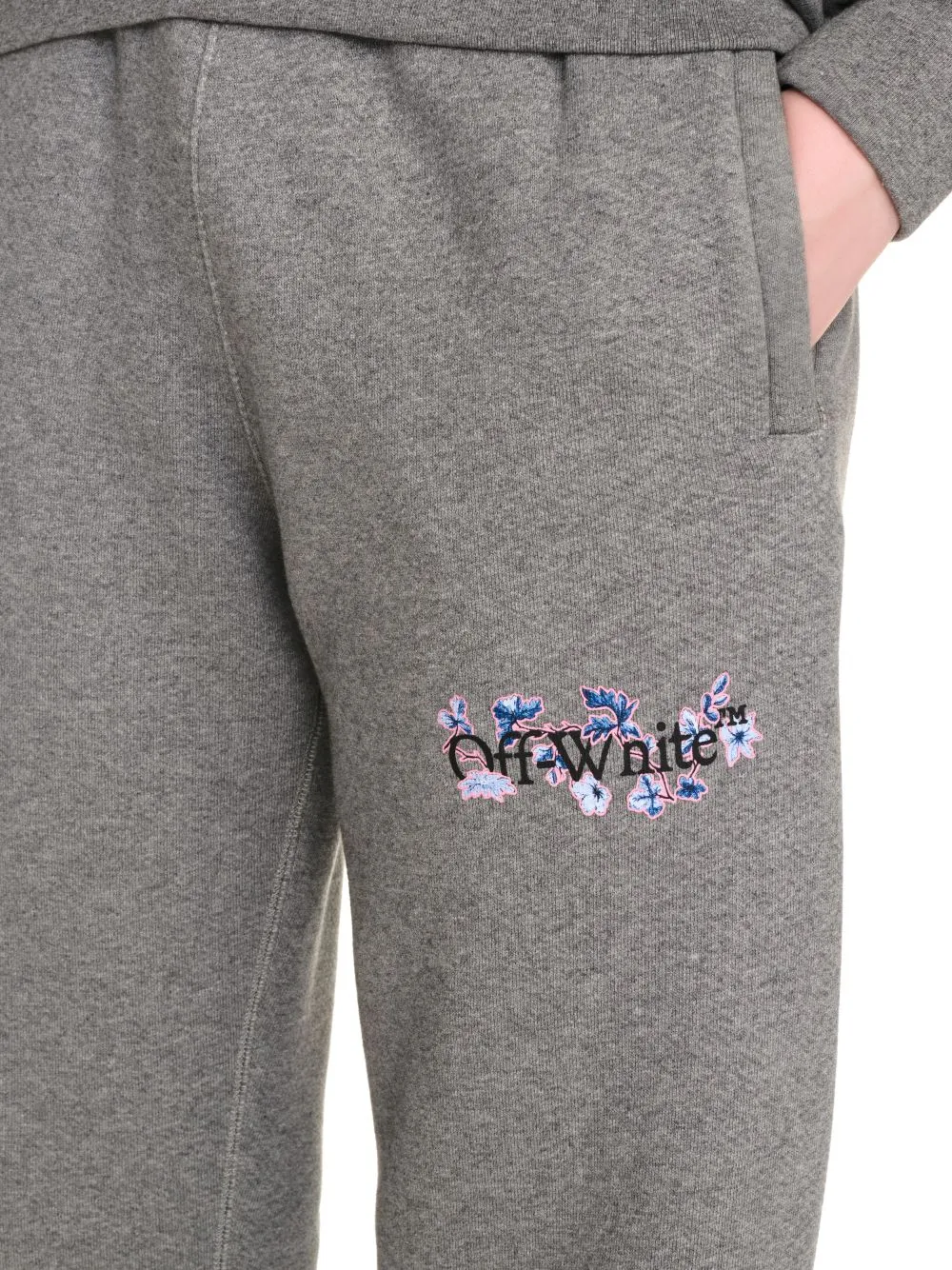 Logo Printed Mid-Rise Pants