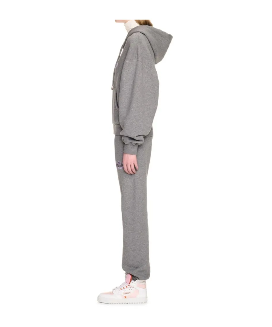 Logo Printed Mid-Rise Pants
