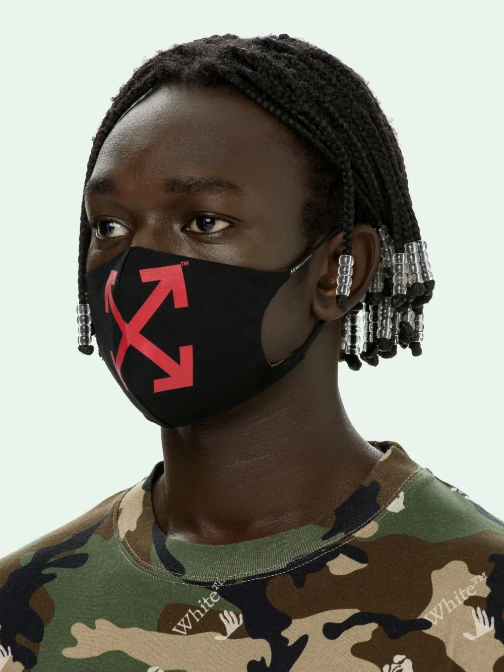 Arrow Print Face Mask