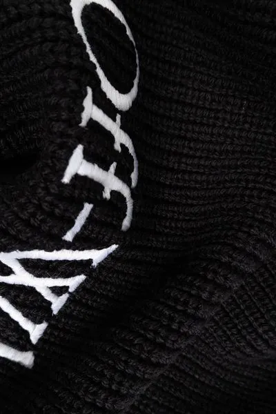 Logo Embroidered Scarf