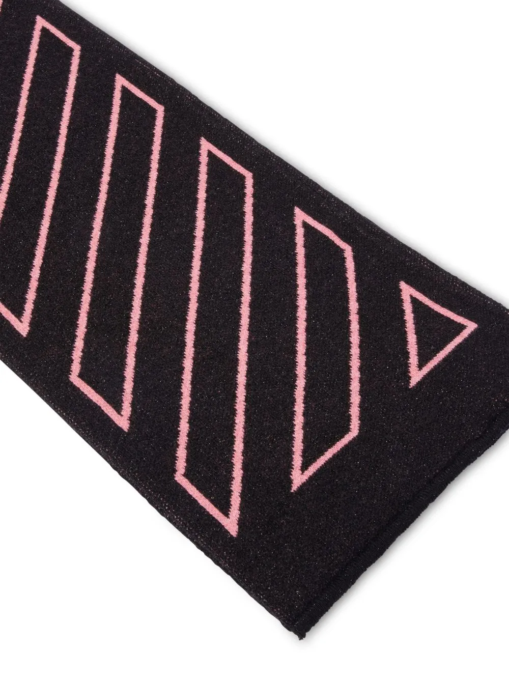 Arrow Diag Knitted Scarf