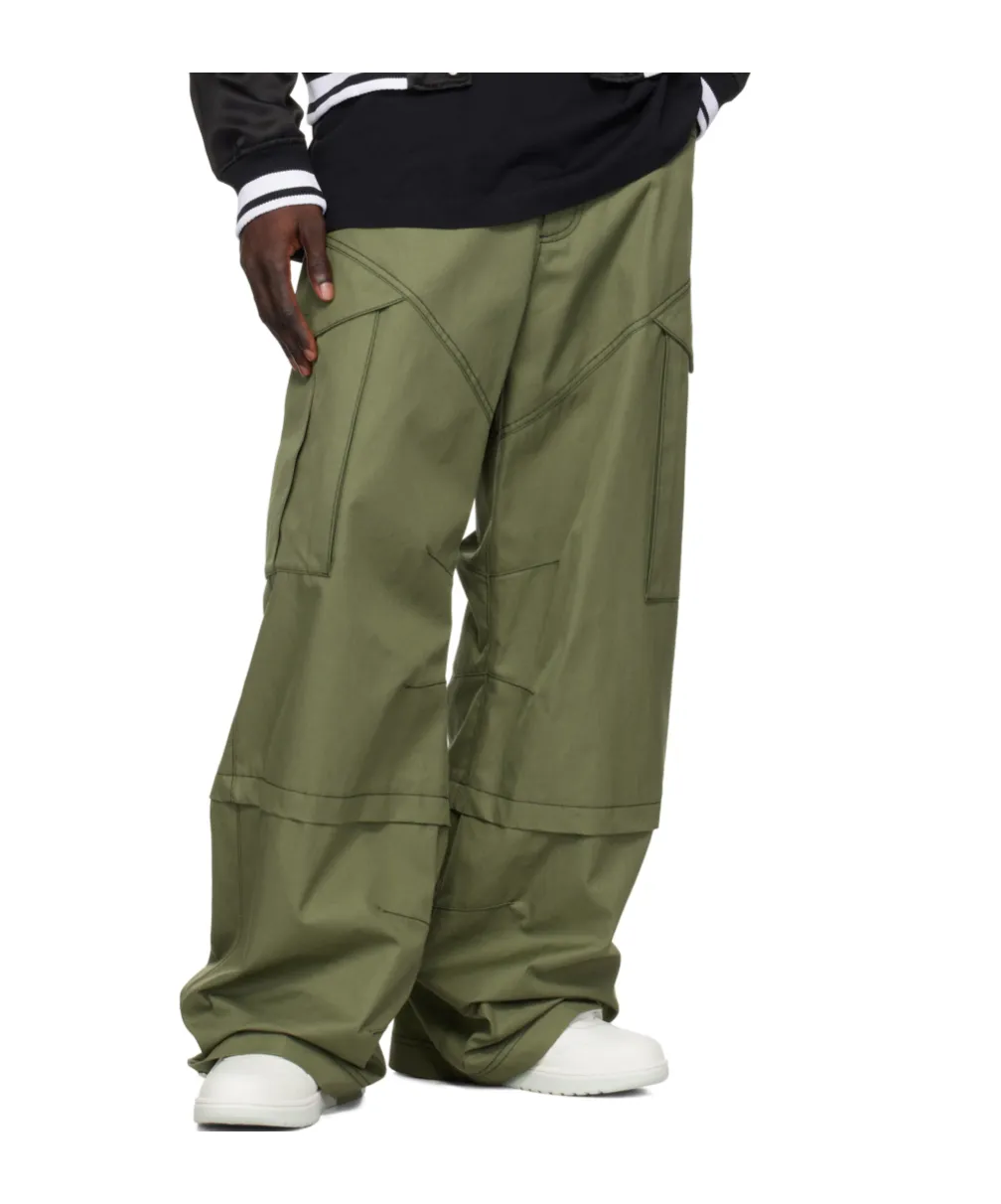 Logo Embroidered Straight Leg Pants