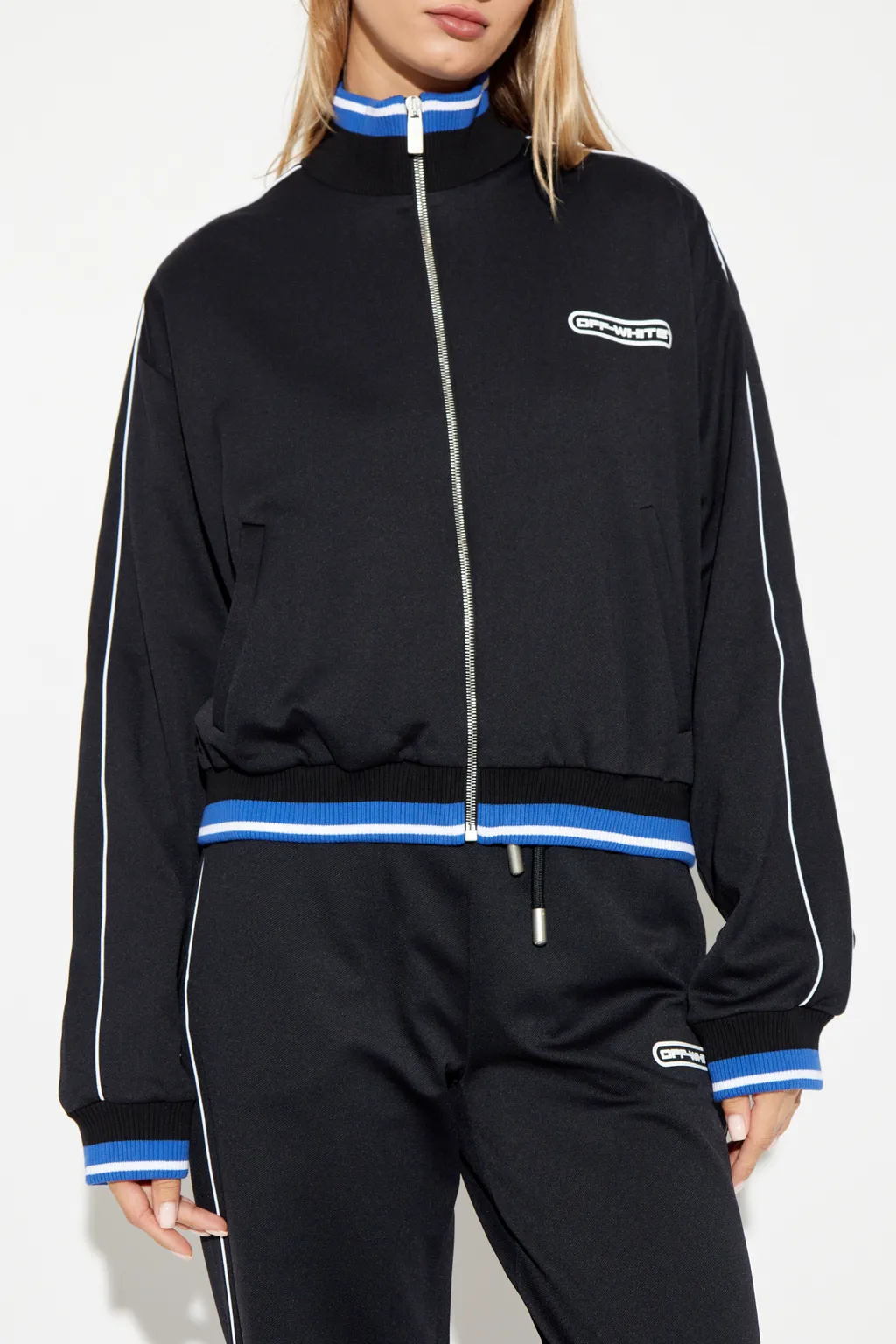 Zip-Up High Neck Jacket