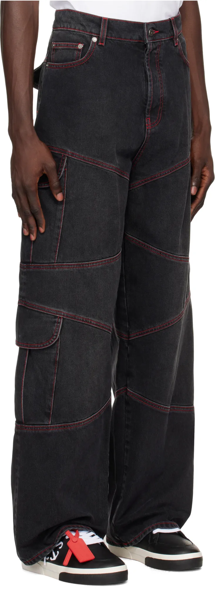 Script Samurai Straight Leg Jeans