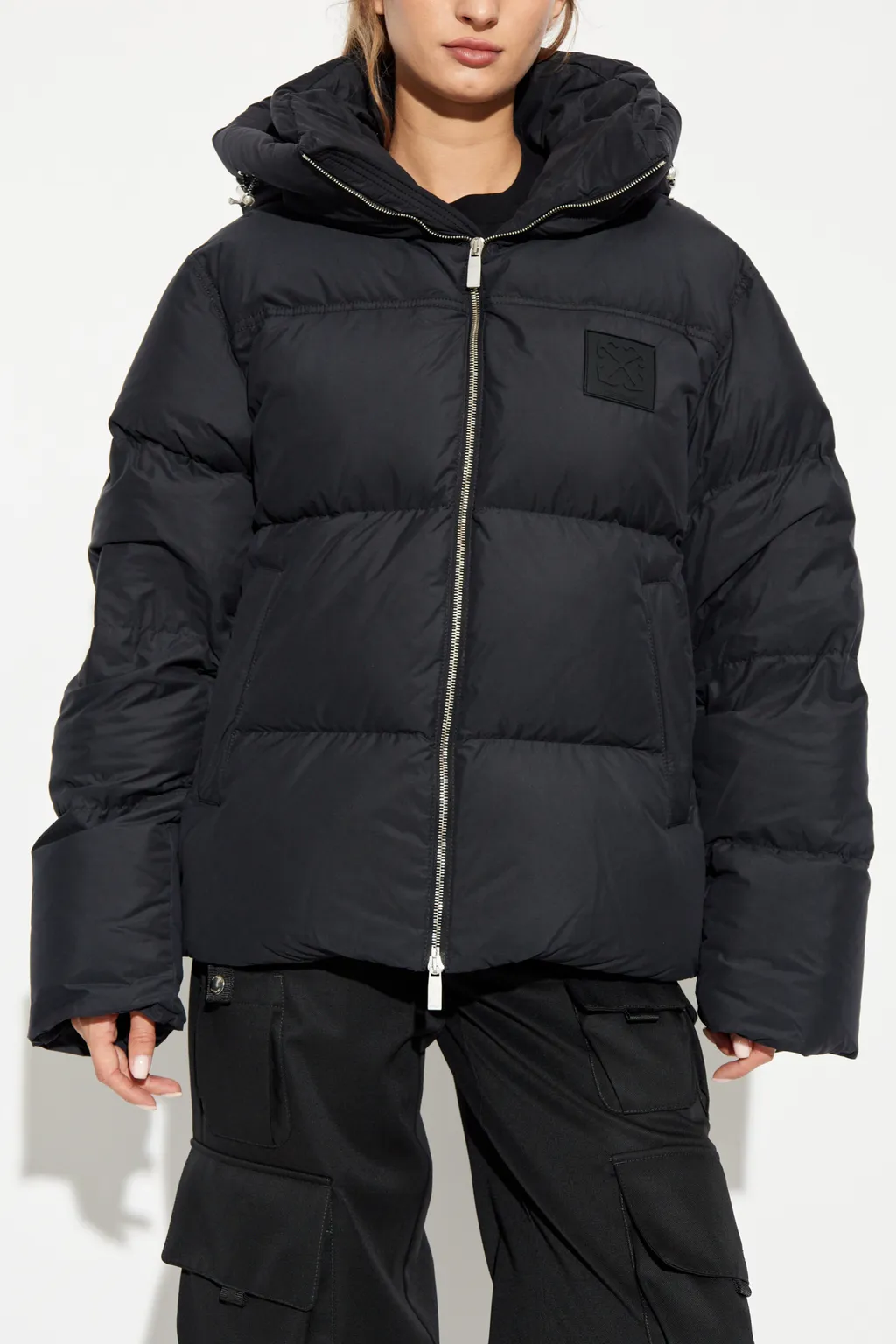 Zip-Up High Neck Jacket