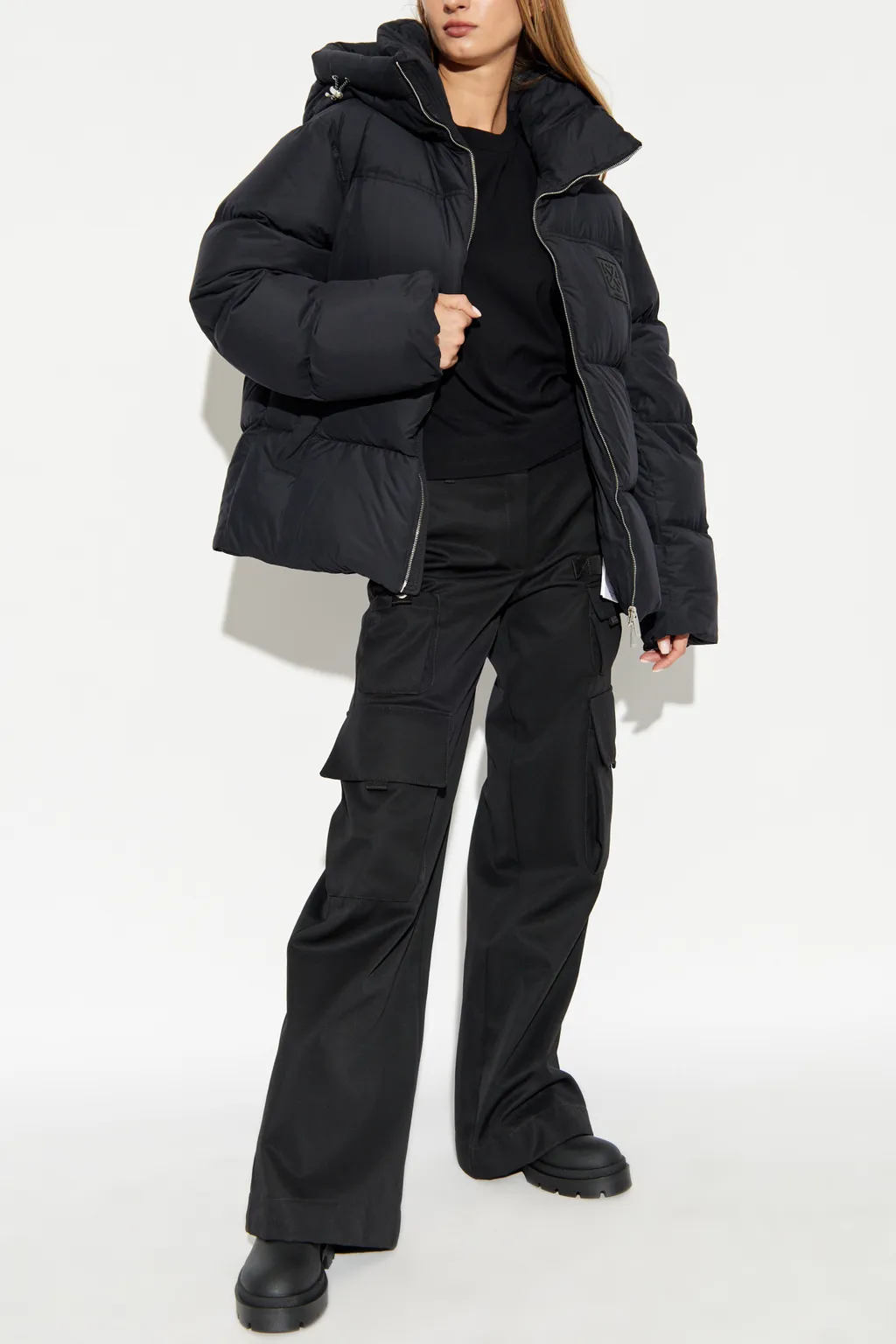 Zip-Up High Neck Jacket