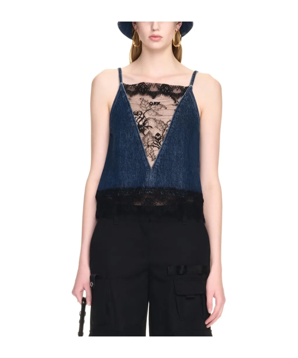 Lace Detailed Sleeveless Top