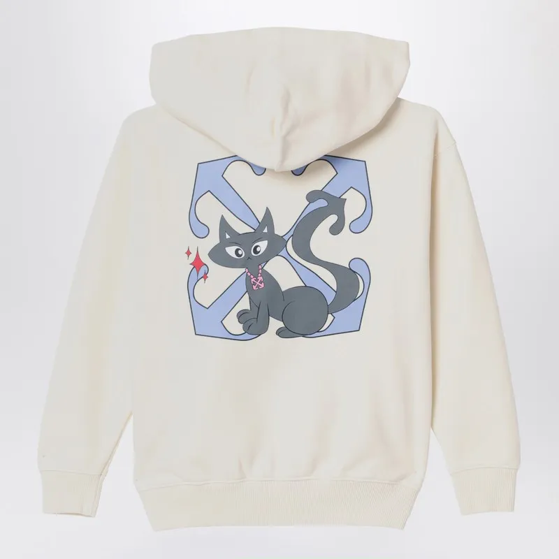 Arrows Print Zip Hoodie