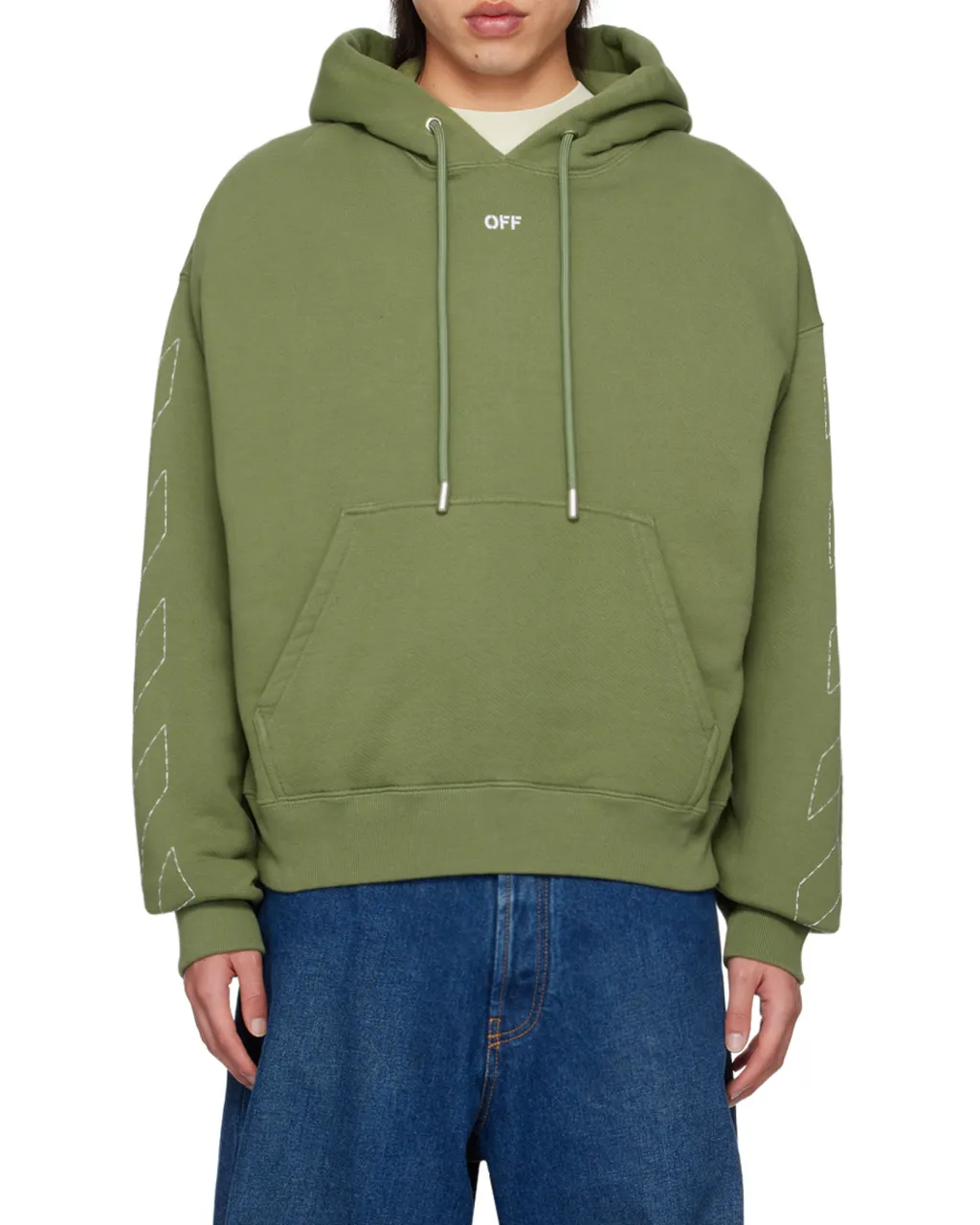 Logo Printed Drawstring Hoodie