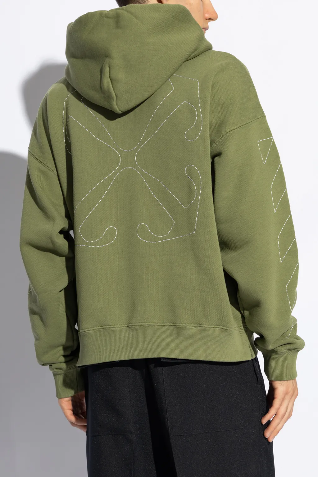 Logo Printed Drawstring Hoodie