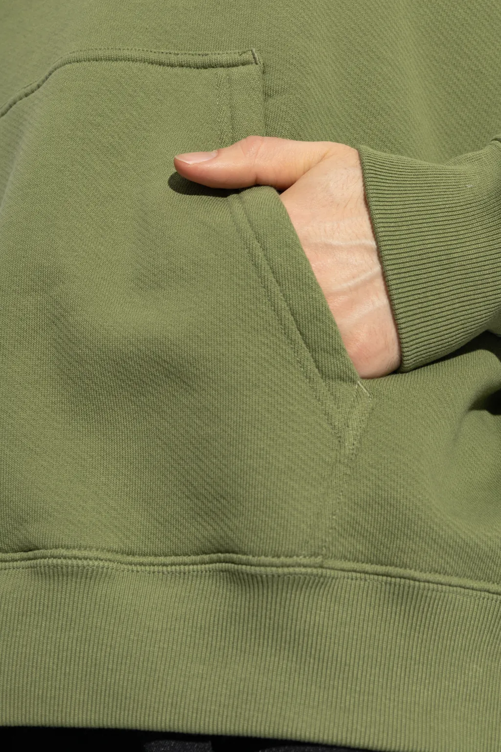 Logo Printed Drawstring Hoodie