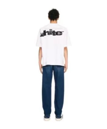 Logo Patch Straight Leg Jeans