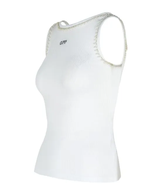 Embellished Sleeveless Top