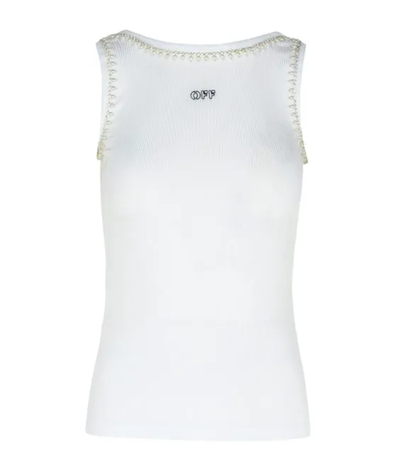 Embellished Sleeveless Top