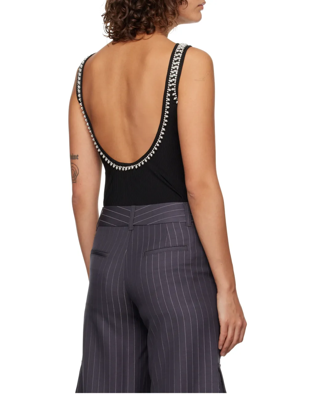 Embellished Sleeveless Top