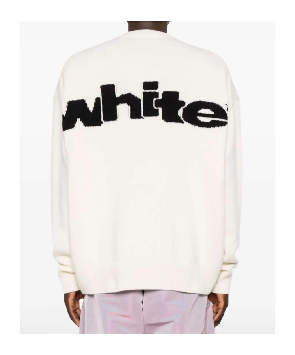 Logo Intarsia Crewneck Jumper