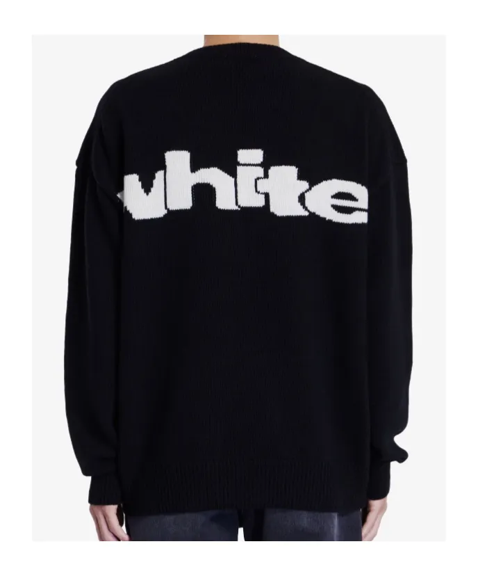 Logo Intarsia Crewneck Jumper