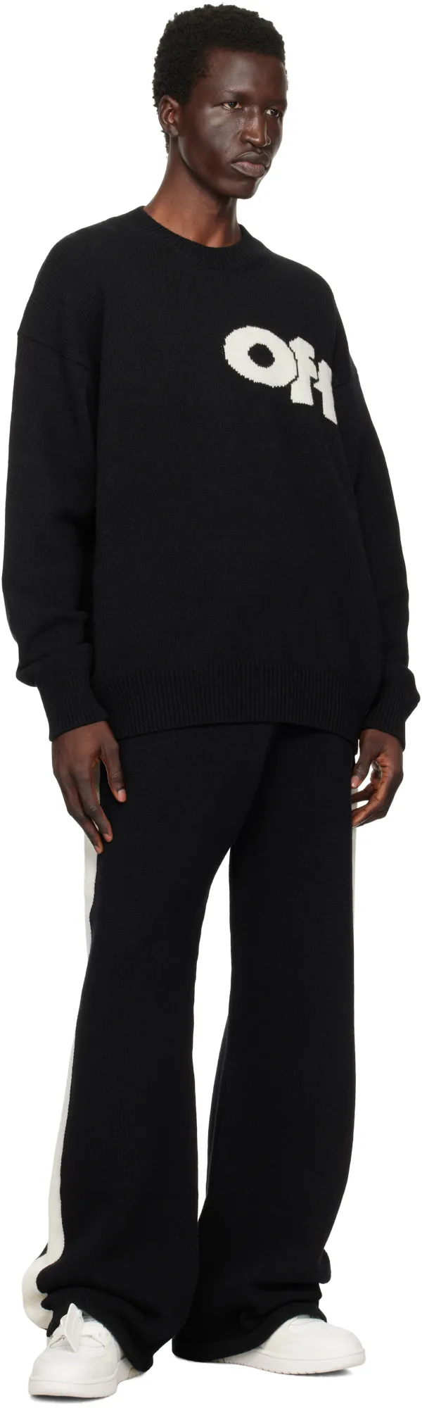 Logo Intarsia Crewneck Jumper