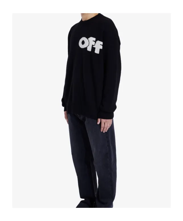 Logo Intarsia Crewneck Jumper