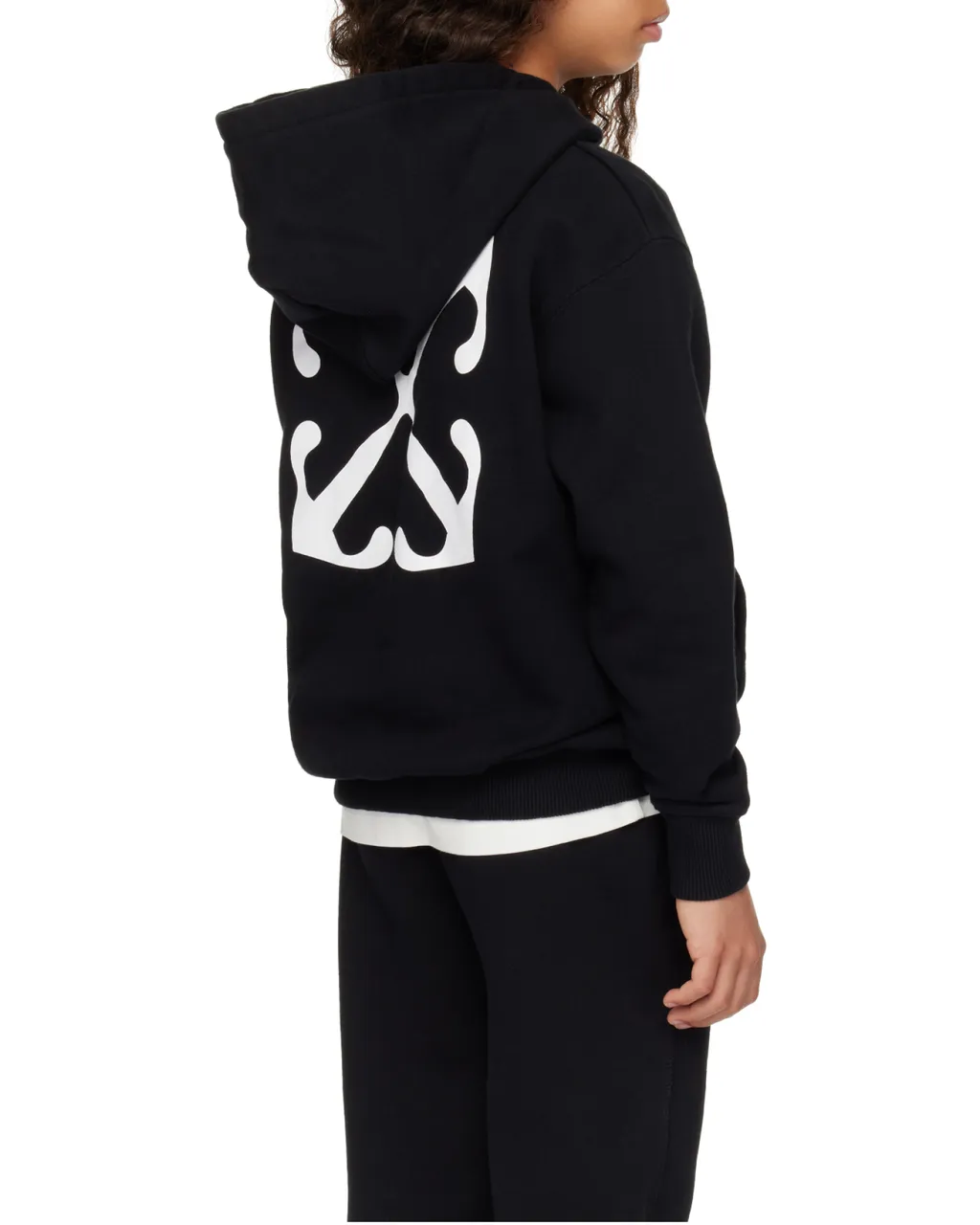 Off-Stamp Long Sleeved Hoodie