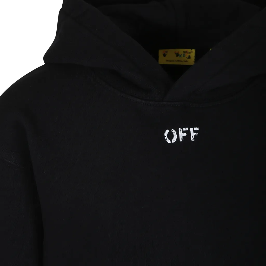 Off-Stamp Long Sleeved Hoodie