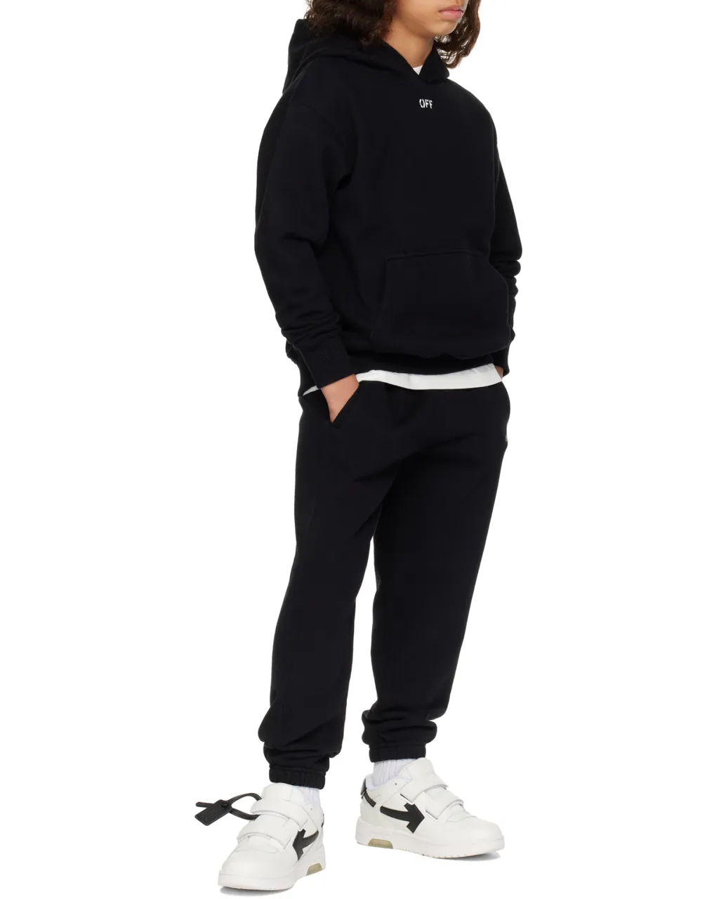 Off-Stamp Long Sleeved Hoodie