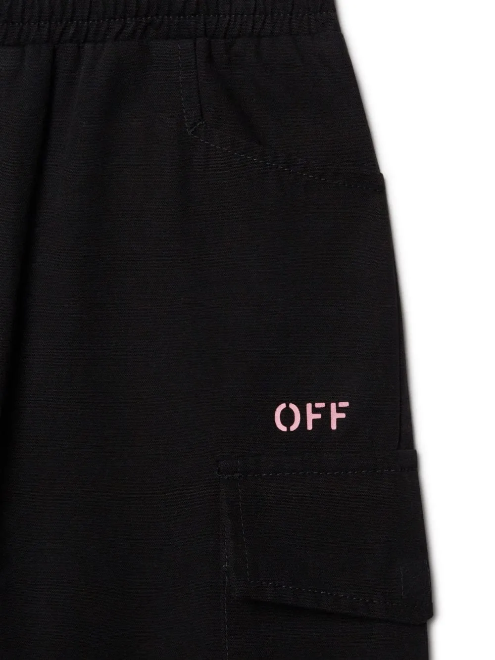 Off Stamp Printed Tapered Leg Track Pants
