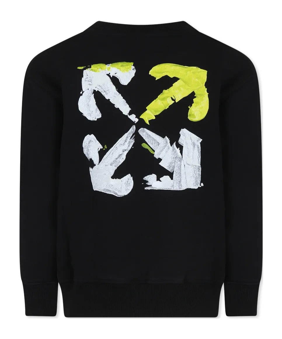 Arrow Printed Crewneck Sweatshirt