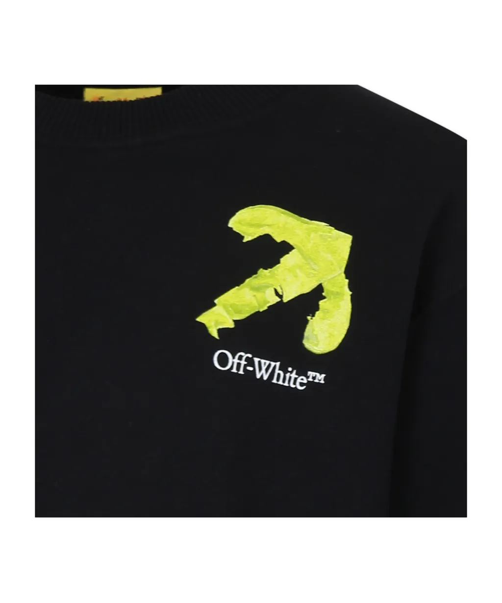 Arrow Printed Crewneck Sweatshirt