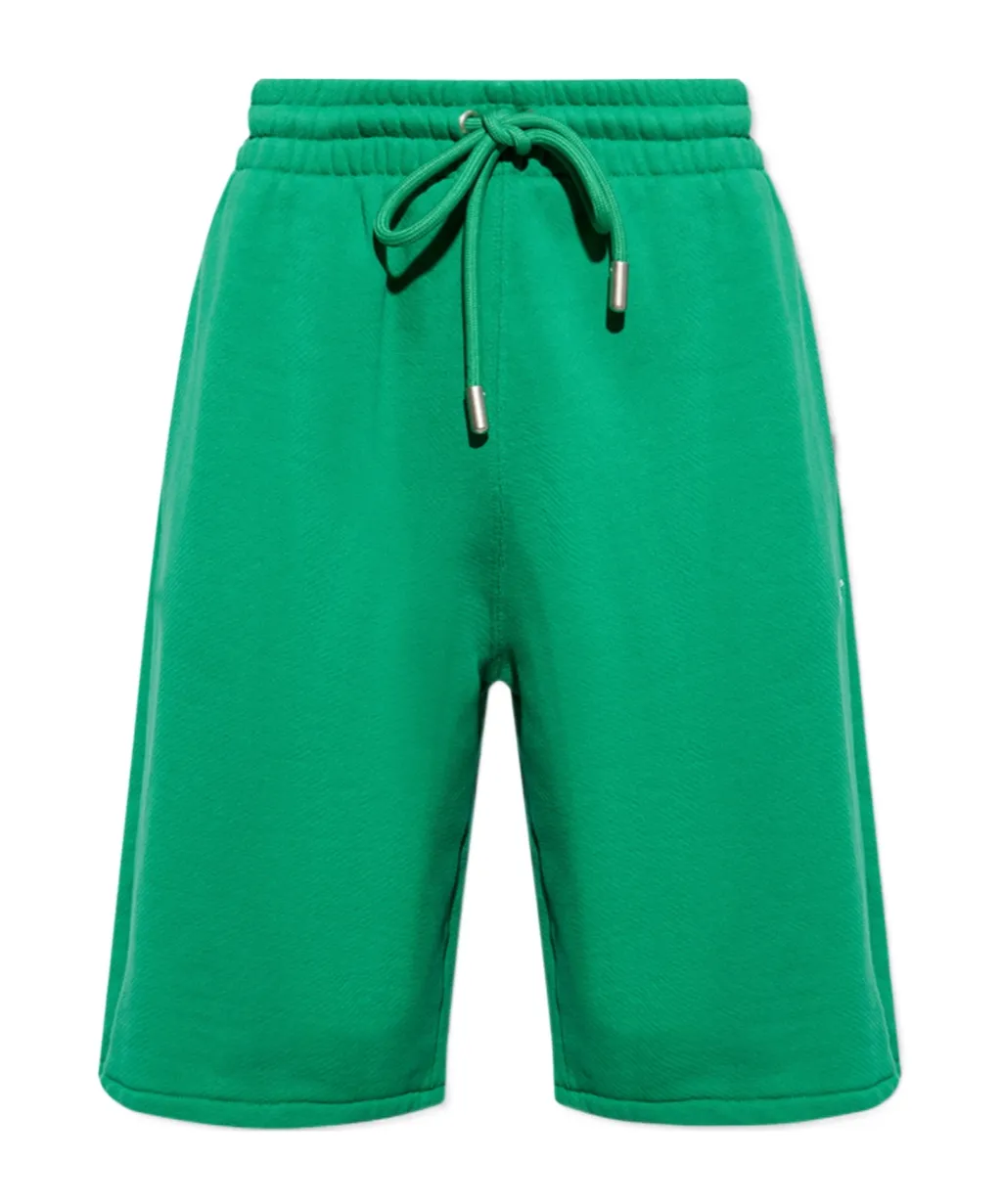 Logo Embroidered Drawstring Shorts