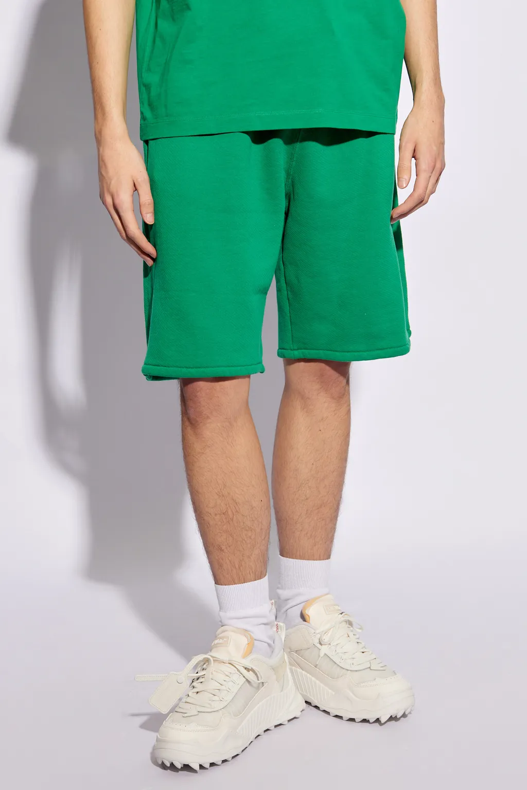 Logo Embroidered Drawstring Shorts