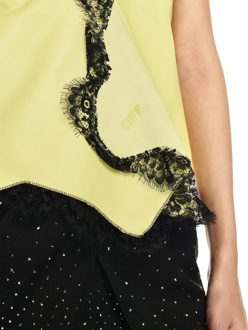 Lace-Detail Top