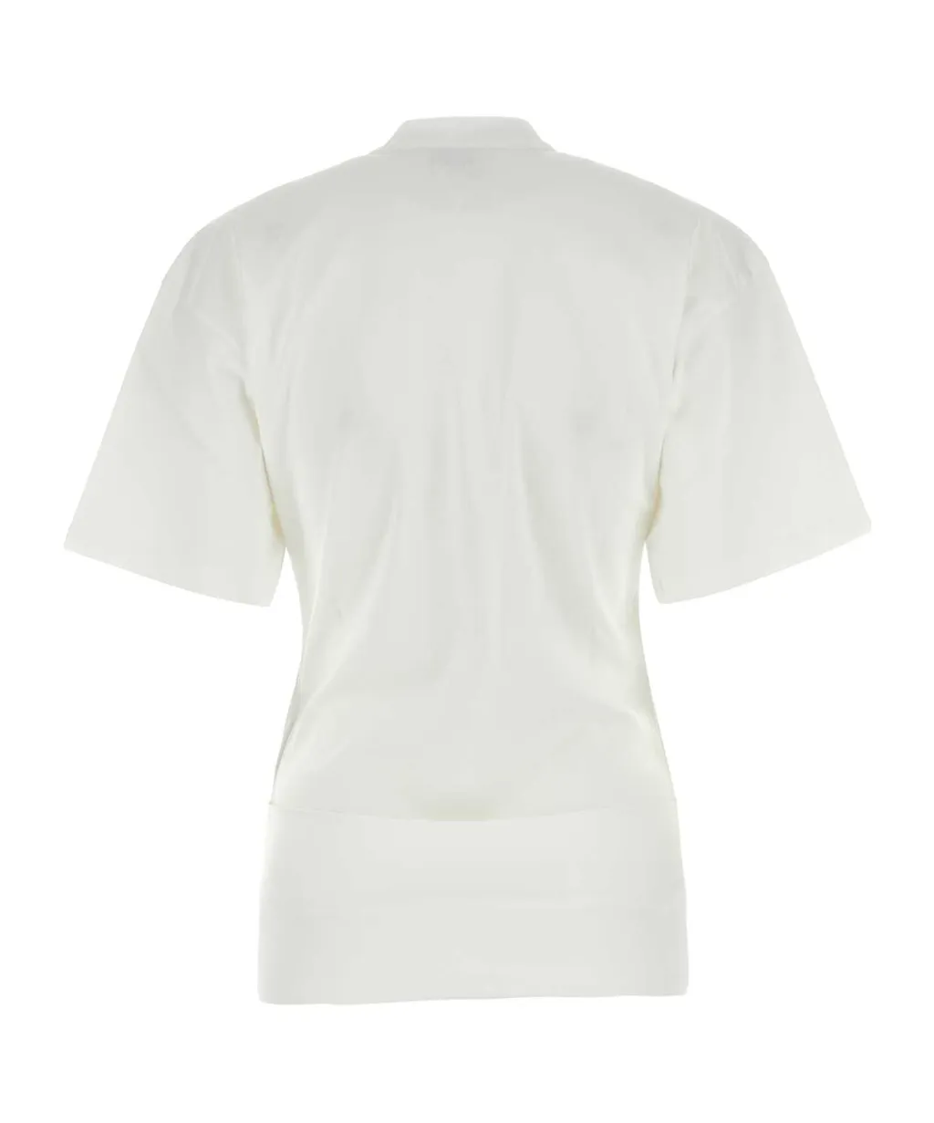 Arrows-Motif Twisted Crewneck T-Shirt