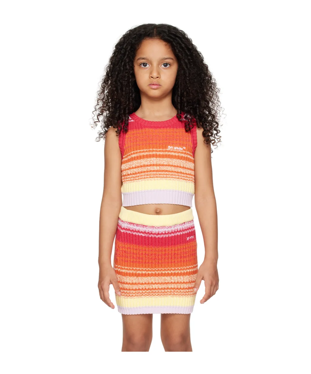 Striped Logo Vest
