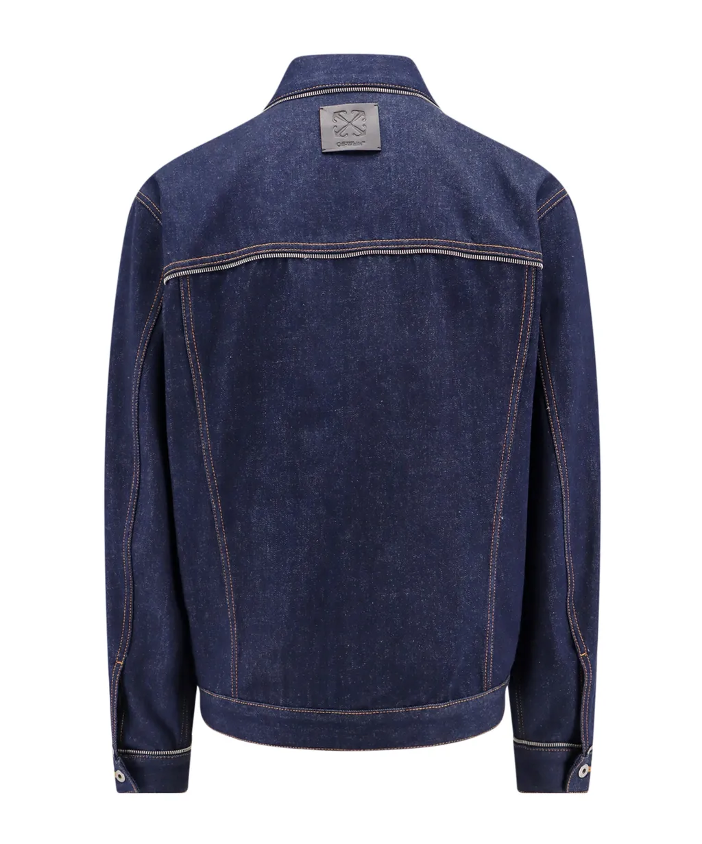Logo Patch Denim Jacket
