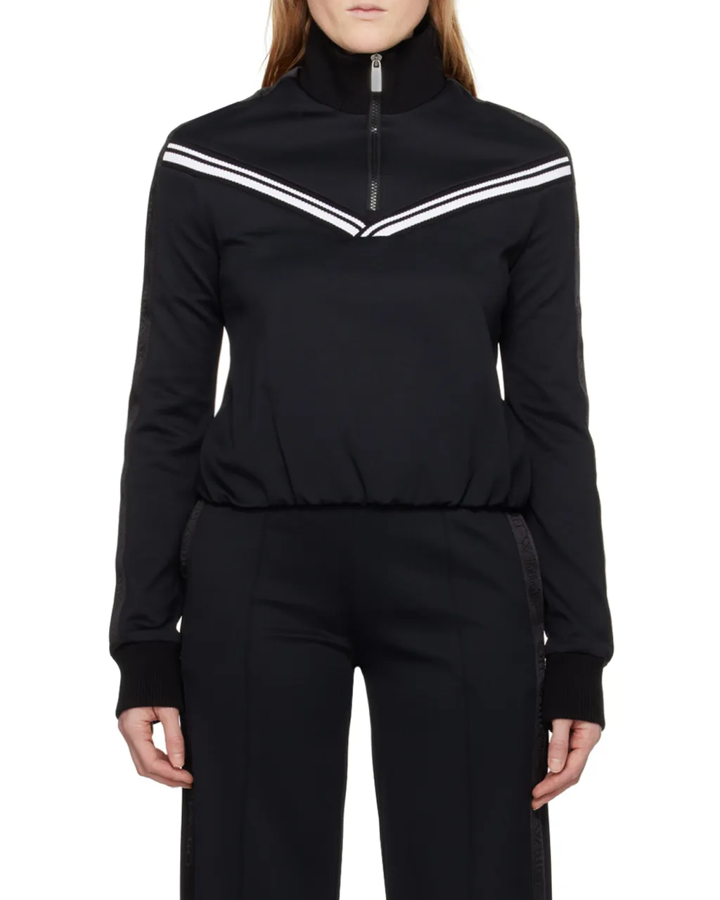 Zip-Up Straight Hem Track Jacket