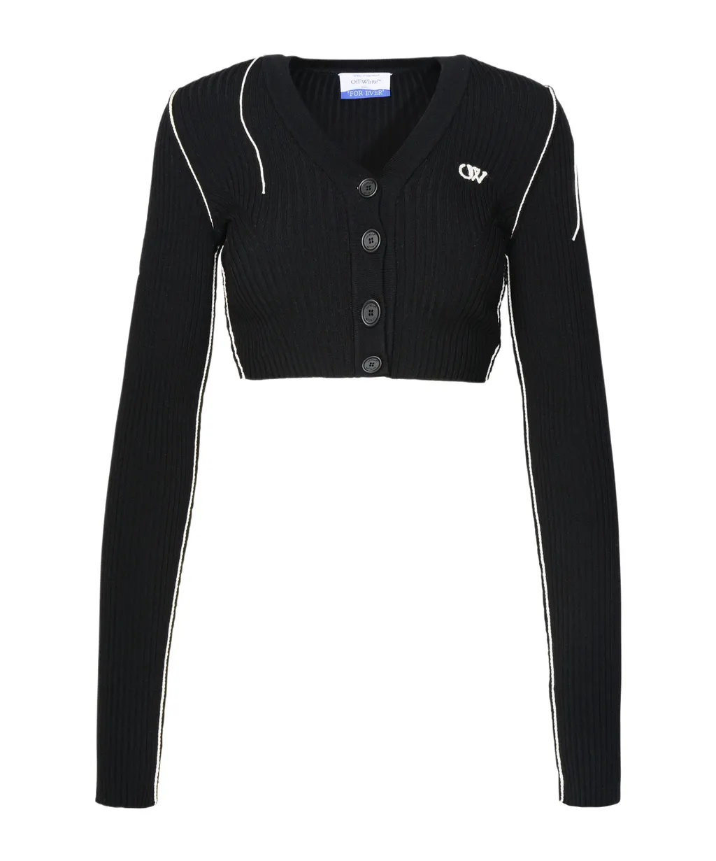 Logo Detailed Cropped Jumper