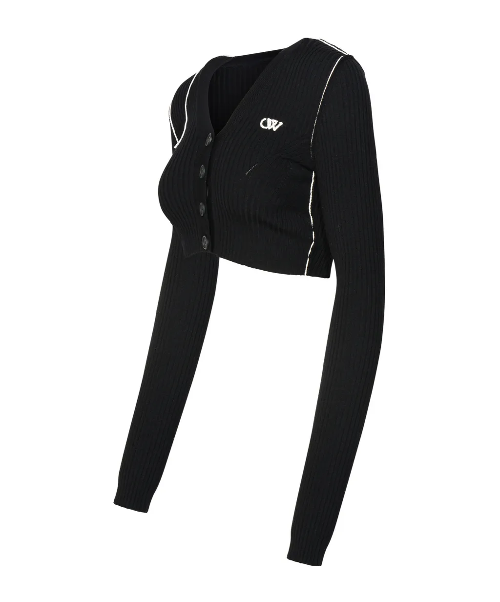 Logo Detailed Cropped Jumper