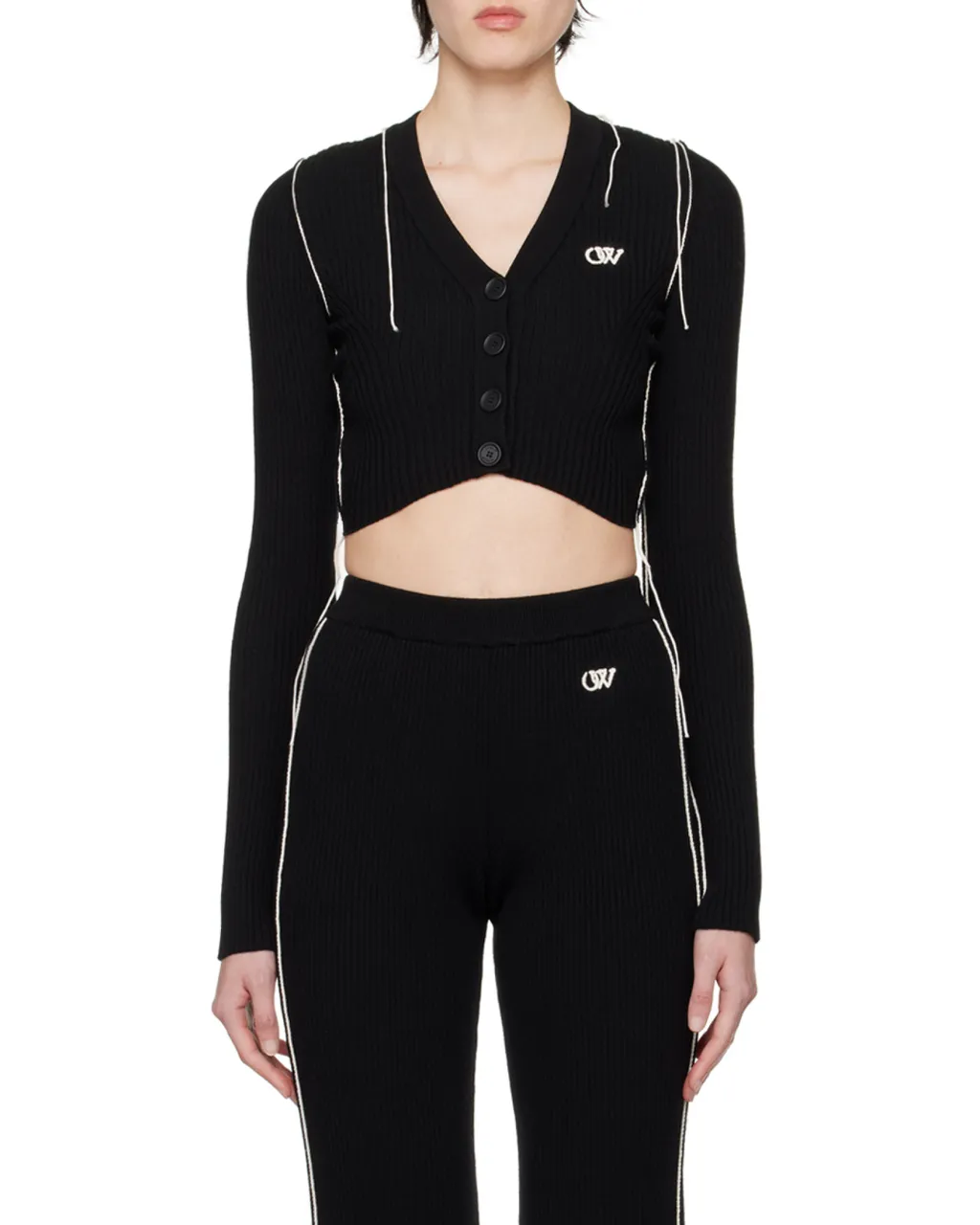 Logo Detailed Cropped Jumper
