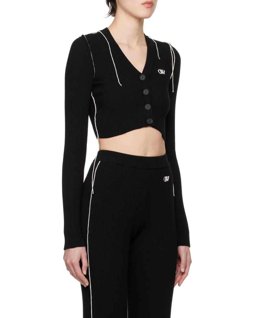 Logo Detailed Cropped Jumper