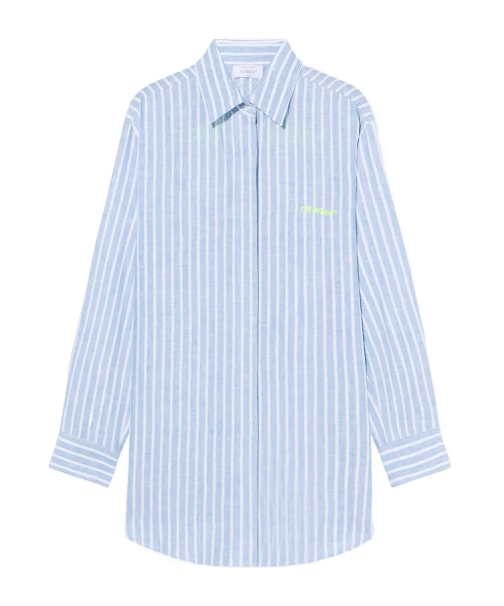 Striped Shirt Dress