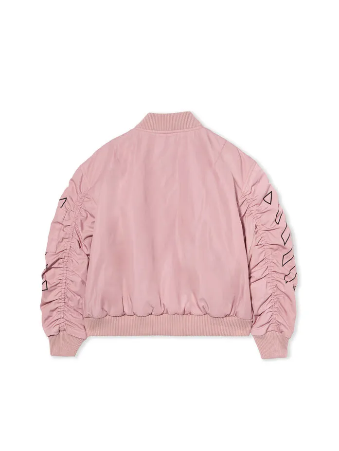 Bookish Diagonal Bomber Jacket