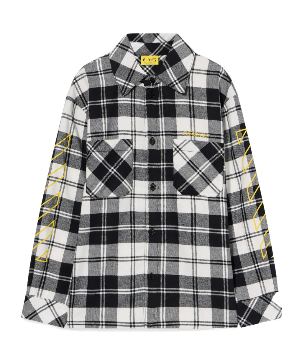 Kids Long-Sleeved Checked Shirt