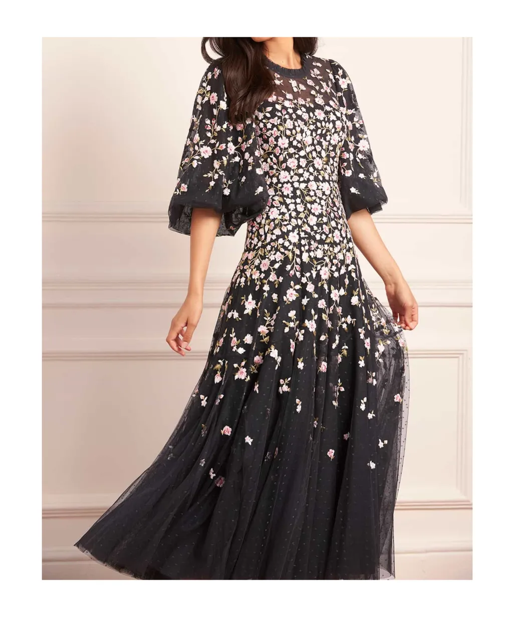 Floral Embroidered Dress