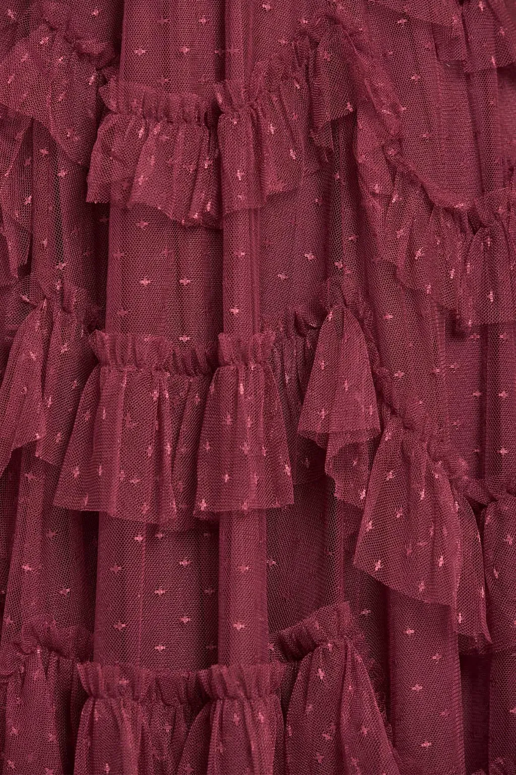 V-Neck Tulle Dress