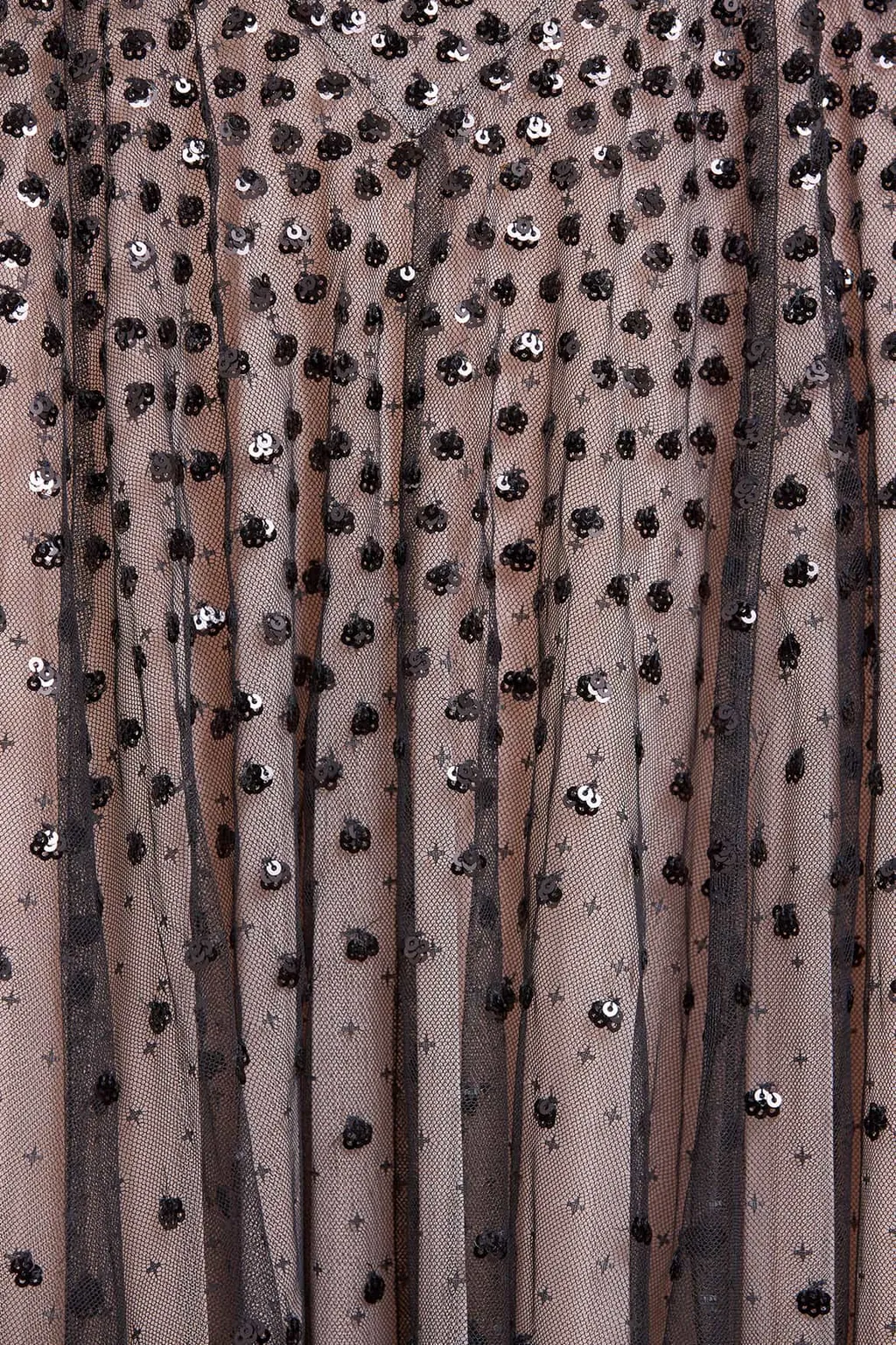 Sequin-Embellishment Maxi Dress