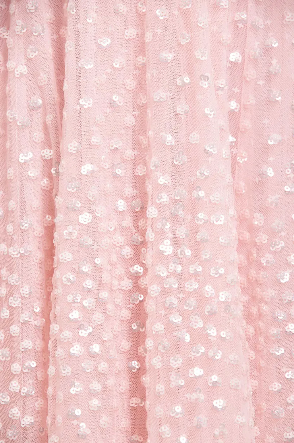 Cape Sequined Dress